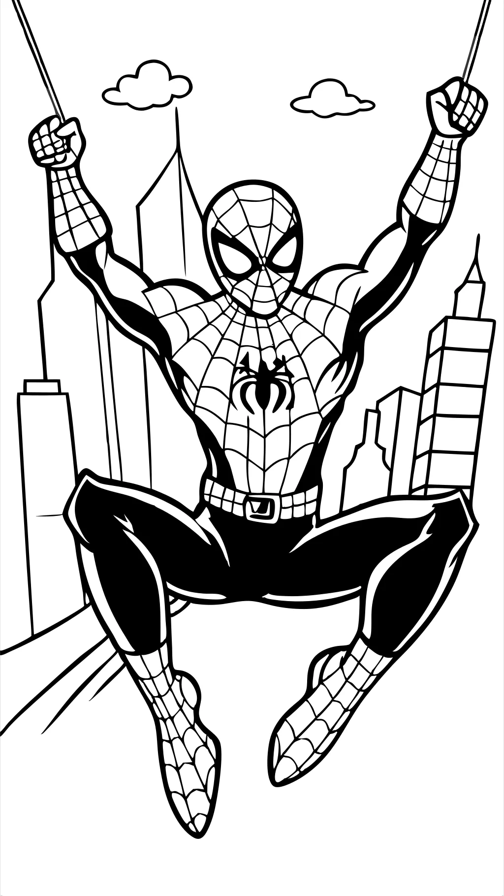 coloriages de retour à la maison spiderman